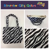 Medium Tote Bag - Zebra Print